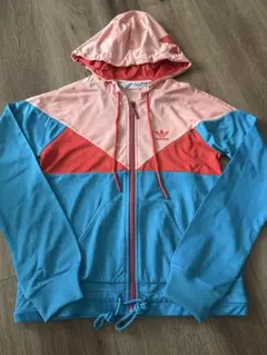 adidas パーカー 明石さん着用 adidas 四畳半神話大系 明石さん着用 ジャージ パーカー ピンク