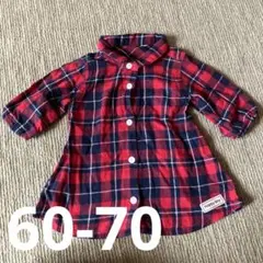 ベビー用　チェック柄シャツ