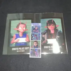 銀河特急ミルキー☆サブウェイマグショットブロマイド プリ風シール アカネ カナタ