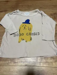 BOBO CHOSES ベージュ長袖Tシャツ