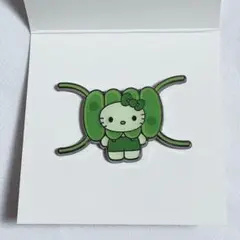 【匿名】ハローキティ ピンバッチ トゲイカダモ 日本館 藻キティ 万博