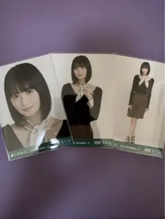 乃木坂46 生写真 遠藤さくら スカーフ 3種コンプ 美品