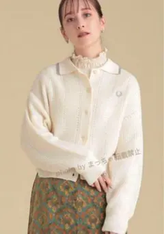 新品FRED PERRY × Ray BEAMS / 別注 カラー カーディガン