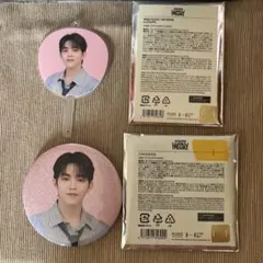 SEVENTEEN HOLIDAY エスクプス 缶バッジとミニうちわ