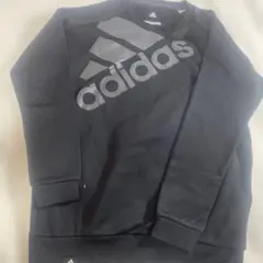 adidas150センチ黒トレーナー