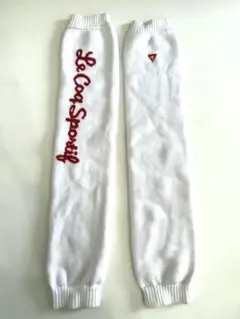 Le Coq Sportif レッグウォーマー ホワイト