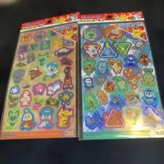 ポケモン ホログラムシール 2枚セット 未開封