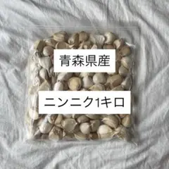 青森県産　ニンニク　1キロ！のサムネイル