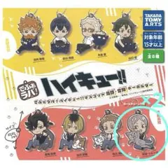 でふぉラバ！ハイキュー！！　マスコット　烏野・音駒　キーホルダー　リエーフ