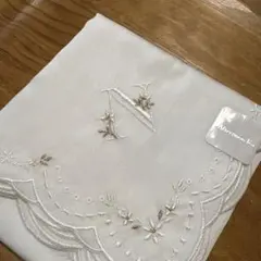 Afternoon Tea ハンカチ N刺繍 ホワイトのサムネイル