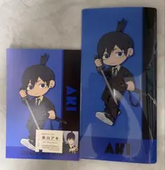 ☆ チェンソーマン　ポップアップ　硬券カード　チケットホルダー　特典ポスカ　アキ