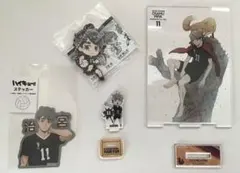 ハイキュー 宮治 アクスタ２つ ステッカー1枚 ラバスト１つ セット販売 美品
