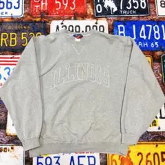 00s Champion ILLINOIS カレッジスウェット L相当　古着