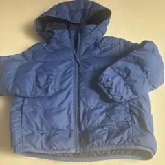 UNIQLO KIDS 中綿フード付きジャケット ネイビー 110