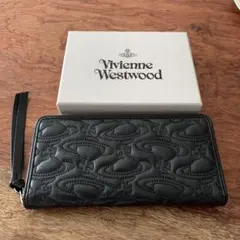 完売品】 Vivienne Westwood 長財布 ブラック オーブステッチ - メルカリ