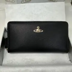 【人気！新品】Vivienne Westwood 長財布 ブラック 大人気