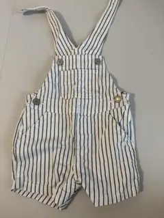 gap ストライプオーバーオール 6-12ヶ月 70