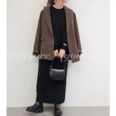 ジャーナルスタンダード ウォッシャブルウールボリュームパフワンピース