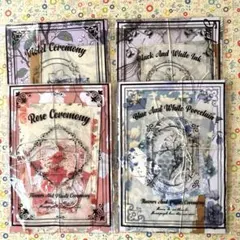 №84 コラージュ素材 素材紙 シール ステッカー