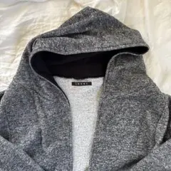 INGNI 長袖カーディガン フード付き グレー