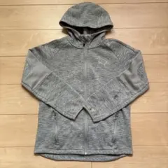 PUMA グレー ドライスウェットパーカー 160
