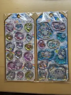 k*u様 正規品 ぷくぷくあわわちゃんウォーターインシール 2種