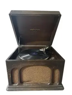 【コロンビア社】卓上型蓄音機￼ 完動品 70年前コロンビア卓上型蓄音機 グラフォノーラ G- 208