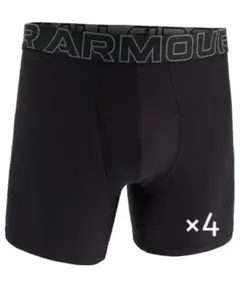 UNDER ARMOUR ボクサーパンツ　ブラック　Mサイズ 4枚セットのサムネイル