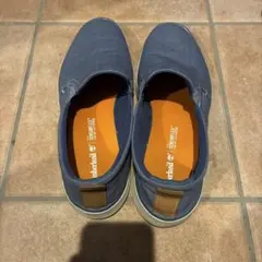 Timberland ネイビー スリッポン