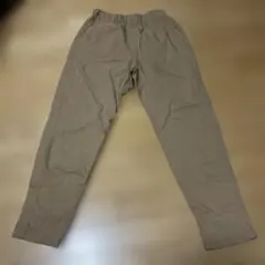 160サイズ ベージュ ゴムウエスト ロングパンツ
