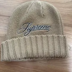 SUPREME ニット帽　ベージュ Supreme ネコポス送料無料☆24SS Overdyed Beanie Light Tan