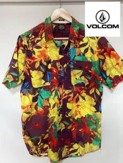 ボルコム　volcom アロハシャツ　M 美品　おしゃれ　サーファー　正規品のサムネイル