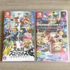 大乱闘スマッシュブラザーズ マリオカート8 switch 2点セット