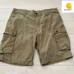 Carhartt ダック　カーゴ　ショートパンツ　ベージュ　42 カーハートのサムネイル