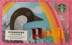 ハワイ限定　スターバックスカード　ネネ（ハワイ州の鳥）１枚★300円均一★のサムネイル