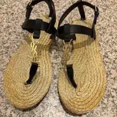 Saint Laurent YSL サンダル ブラック 37のサムネイル