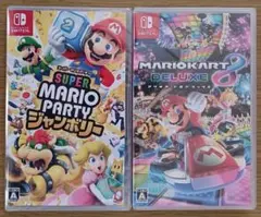 【セット】スーパーマリオパーティジャンボリー☆新品☆マリオカート8 デラックス