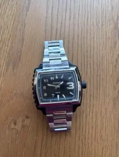 DIESEL クォーツ 腕時計 ブラック