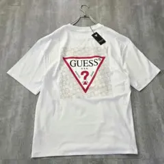 新品タグ付 GUESS ゲス 半袖Tシャツ XL 白 ビッグロゴ ホワイトのサムネイル