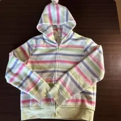 GYMBOREE カラフルストライプ パーカー M(7-8)