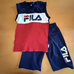 FILA セットアップ　トップ 赤・白・紺