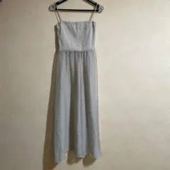 my sticキャミワンピース ロング丈 ライトグレー　　サイズ1