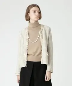 美品*LOULOU WILLOUGHBY *チェーン ツィードジャケットのサムネイル