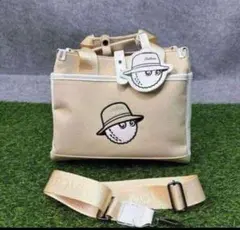 訳あり美品☆Malbon Golf ボストンバッグ ブルー ホワイト - メルカリ