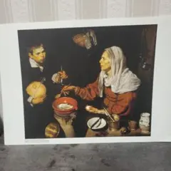 食前の祈り/ニコラース・マース　超希少、100年前の画集より、絵画 食前の祈り/ニコラース・マース 超希少、100年前の画集より、絵画