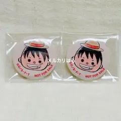 ONE PIECE ルフィ 麦わらストア 特典 缶バッジ セット