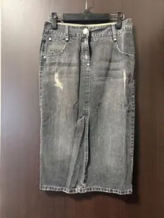 SISLEY デニムタイトスカート グレーのサムネイル