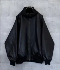 ヴィンテージライク ハイネックリブ ブルゾン