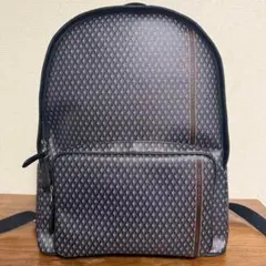 最終値下げ価格】　dunhill　エンジンターン　リュックサック　グレーのサムネイル