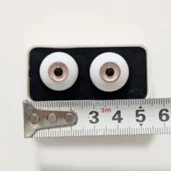 인형용 18mm 분홍색 유리 눈